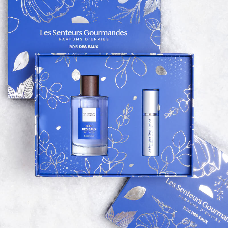 Bois des Eaux EdP Geschenkbox Inhalt Duft und Zerstäuber