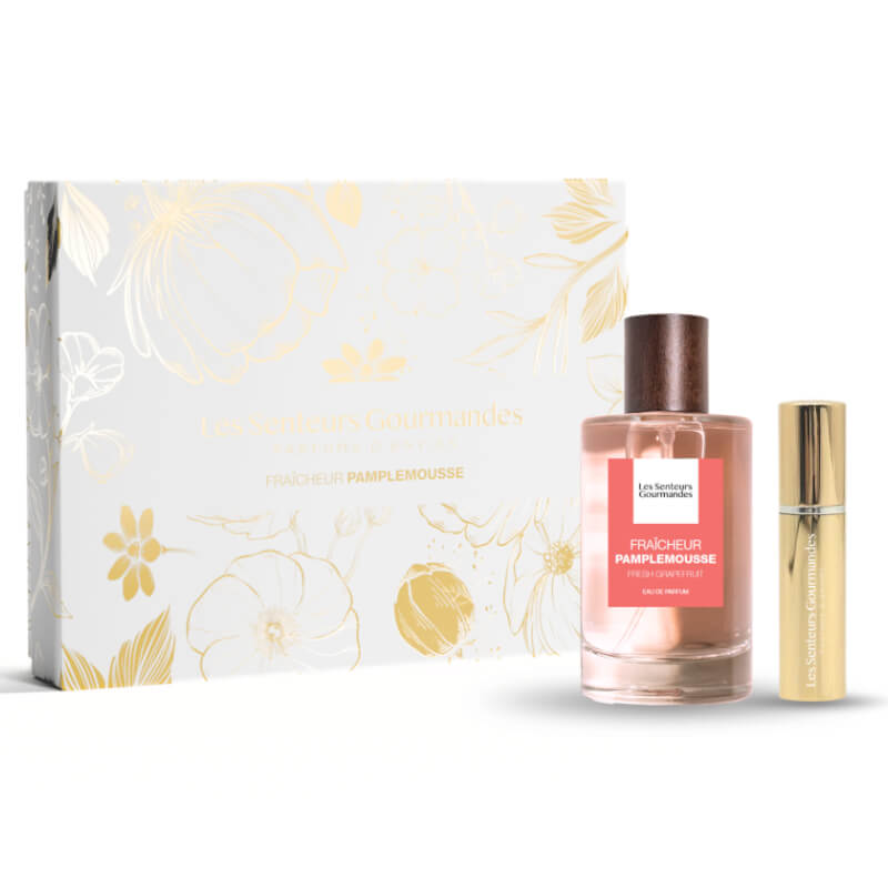Fraicheur Pamplemousse EdP Geschenkbox 3 Fraicheur Pamplemousse EdP Geschenkbox 100ml und Zerstäuber