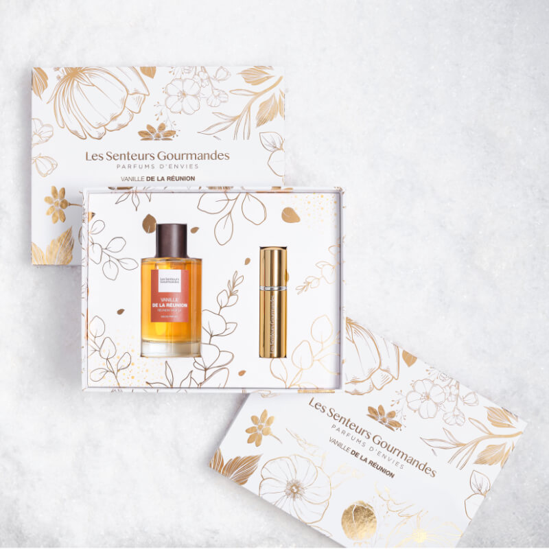 Vanille de la Reunion EdP Geschenkbox 100ml plus 10ml Zerstäuber von Les Senteurs Gourmandes